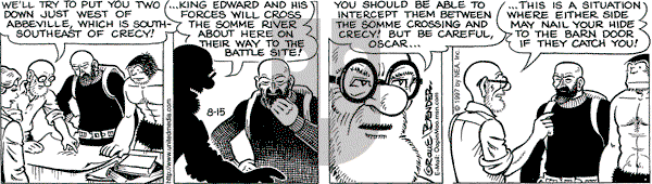 Alley Oop on Friday August 15, 1997 Comic Strip