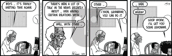 The Boondocks on Monday October 10, 2011 Comic Strip
