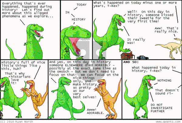 Dinosaur Comics on Monday April 28, 2025 Comic Strip