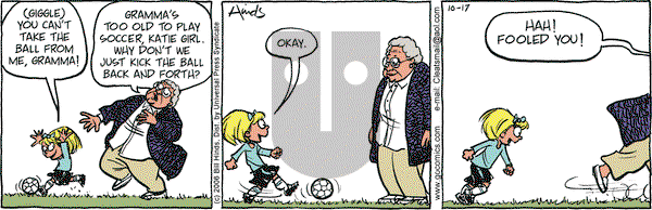 Cleats on Tuesday October 17, 2006 Comic Strip