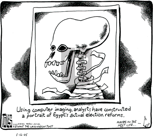 Tom Toles on Thursday May 12, 2005 Comic Strip