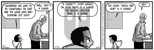 The Boondocks on Friday October 19, 2012 Comic Strip