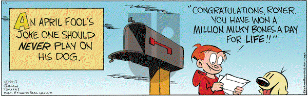 Red and Rover on Monday April 1, 2013 Comic Strip