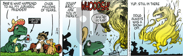 Over the Hedge on Thursday November 14, 2019 Comic Strip