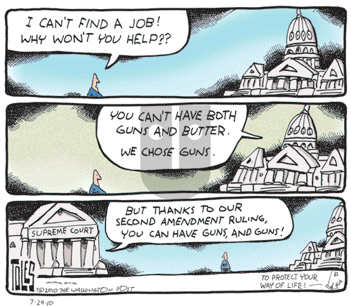Tom Toles - Thursday July 29, 2010 Comic Strip