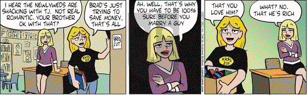 Luann on Monday February 27, 2017 Comic Strip