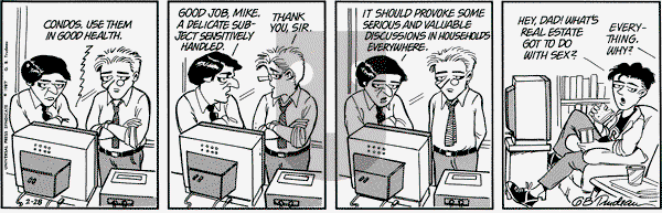 Doonesbury on Saturday February 28, 1987 Comic Strip