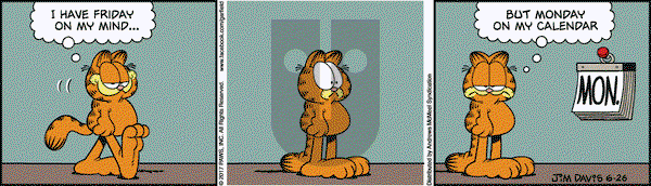 Garfield on Monday June 26, 2017 Comic Strip