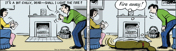 Fred Basset on Wednesday February 25, 2015 Comic Strip