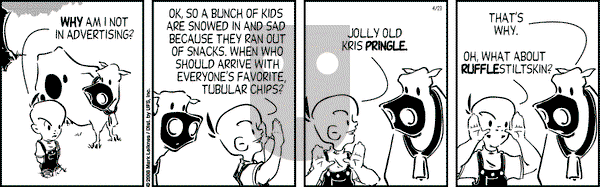 Cow and Boy Classics on Wednesday April 23, 2008 Comic Strip
