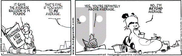Over the Hedge on Saturday March 16, 2002 Comic Strip