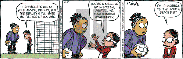 Cleats - Tuesday October 5, 2004 Comic Strip