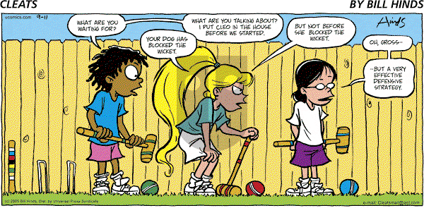 Cleats - Sunday September 11, 2005 Comic Strip