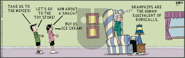 Grand Avenue - Monday August 5, 2024 Comic Strip