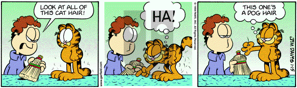 Garfield on Thursday January 15, 1998 Comic Strip