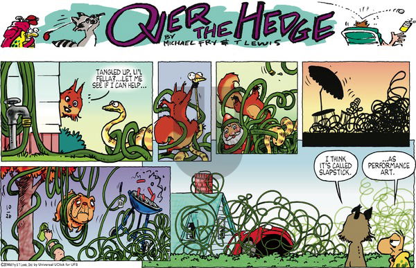 Over the Hedge on Sunday October 26, 2014 Comic Strip