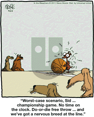 In the Bleachers on Thursday March 24, 2011 Comic Strip