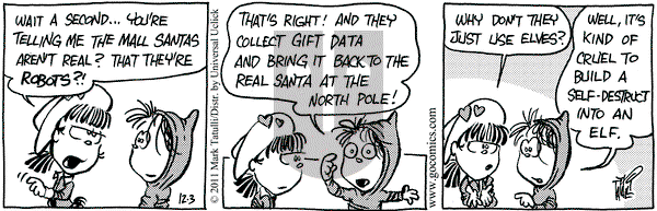 Heart of the City on Saturday December 3, 2011 Comic Strip