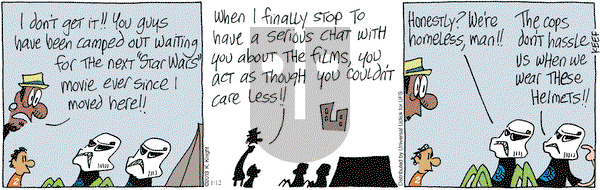 The Knight Life on Saturday January 12, 2013 Comic Strip