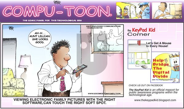 Compu-toon on Sunday April 21, 2013 Comic Strip
