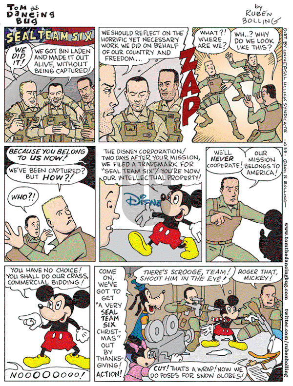 Tom the Dancing Bug on Friday May 27, 2011 Comic Strip