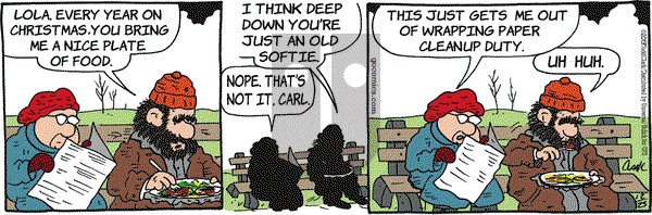 Lola on Wednesday December 25, 2013 Comic Strip