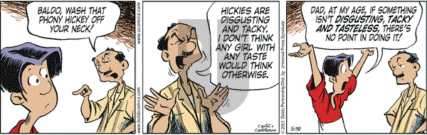 Baldo on Wednesday May 30, 2001 Comic Strip