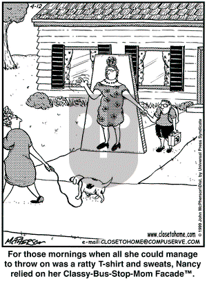 Close to Home on Monday April 12, 1999 Comic Strip