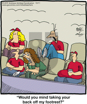 In the Bleachers on Wednesday October 11, 2017 Comic Strip