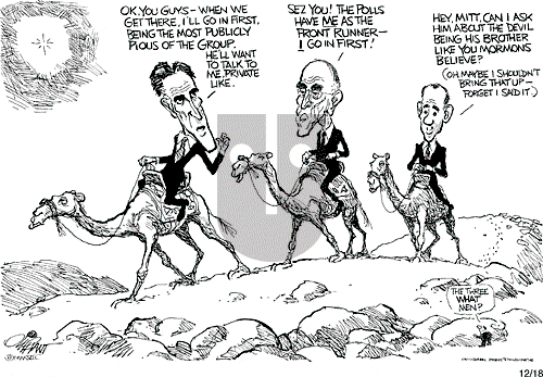 Pat Oliphant on Tuesday December 18, 2007 Comic Strip