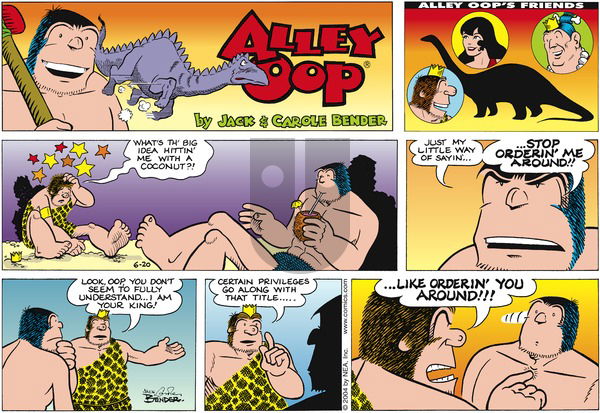 Alley Oop on Sunday June 20, 2004 Comic Strip
