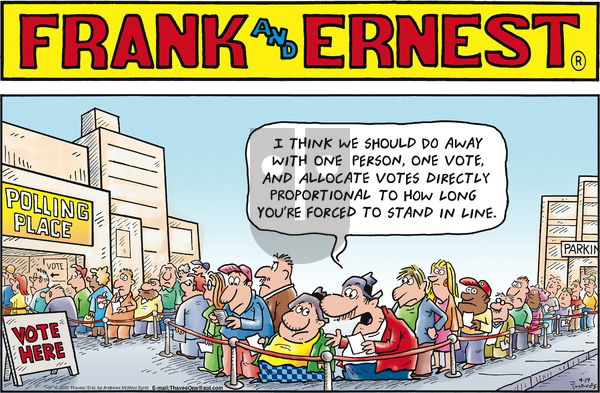 Frank and Ernest on Sunday April 19, 2020 Comic Strip
