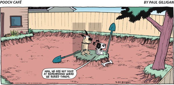 Pooch Cafe on Sunday May 24, 2015 Comic Strip