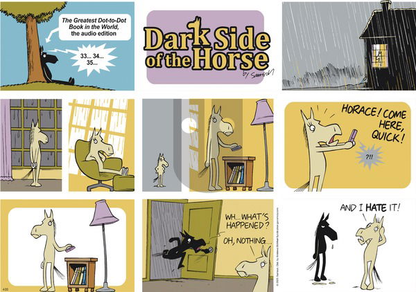 Dark Side of the Horse on Sunday April 20, 2025 Comic Strip