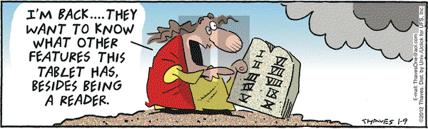 Frank and Ernest on Monday January 9, 2012 Comic Strip