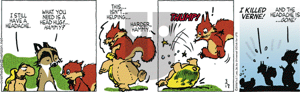 Over the Hedge on Tuesday March 17, 2015 Comic Strip