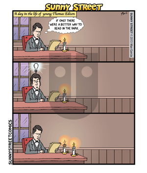 Sunny Street on Thursday May 12, 2016 Comic Strip