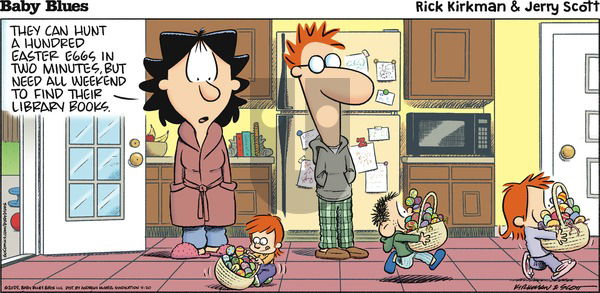 Baby Blues on Sunday April 20, 2025 Comic Strip