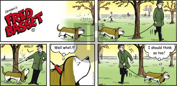 Fred Basset on Sunday June 10, 2012 Comic Strip