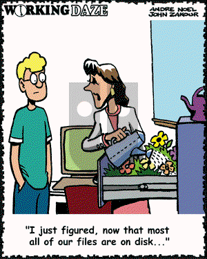 Working Daze on Wednesday August 21, 2002 Comic Strip