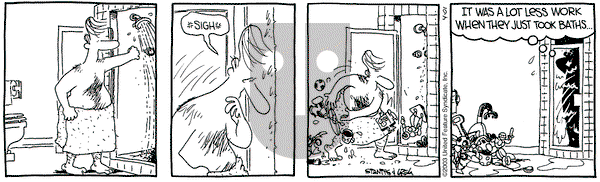 The Buckets on Tuesday April 1, 2003 Comic Strip