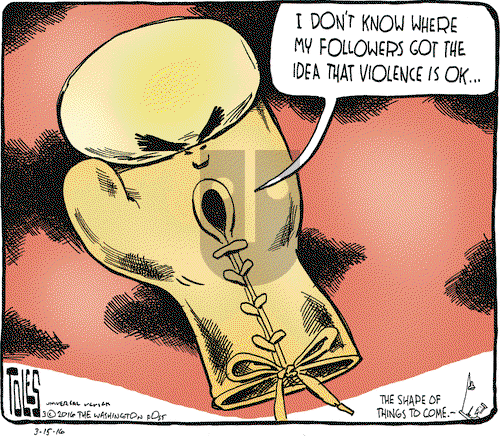 Tom Toles on Tuesday March 15, 2016 Comic Strip
