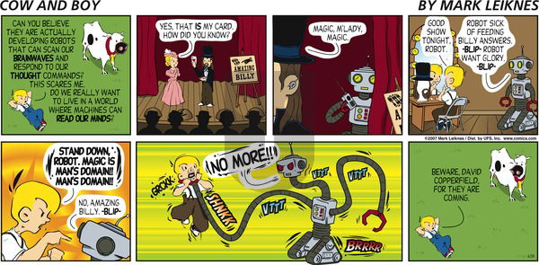 Cow and Boy Classics on Sunday June 24, 2007 Comic Strip