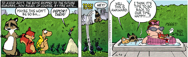 Over the Hedge on Friday December 30, 2016 Comic Strip