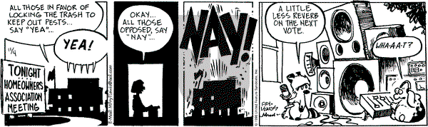Over the Hedge on Monday November 4, 1996 Comic Strip