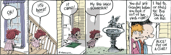 Cul de Sac - Friday December 27, 2024 Comic Strip