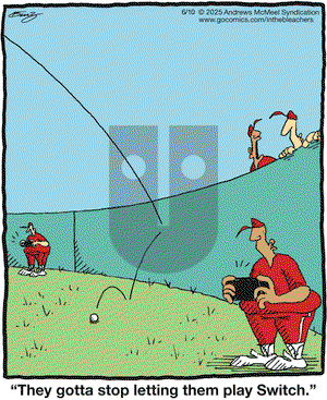 In the Bleachers on Tuesday June 10, 2025 Comic Strip