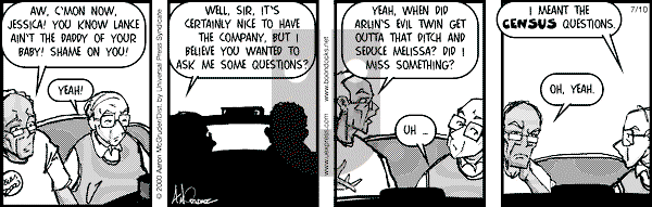 The Boondocks on Monday February 11, 2008 Comic Strip