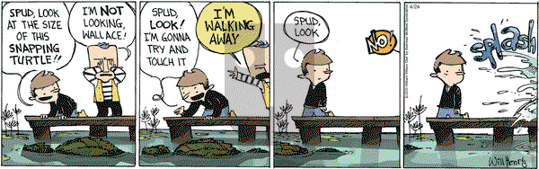 Wallace the Brave on Wednesday April 24, 2019 Comic Strip