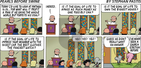 Pearls Before Swine on Sunday November 20, 2016 Comic Strip